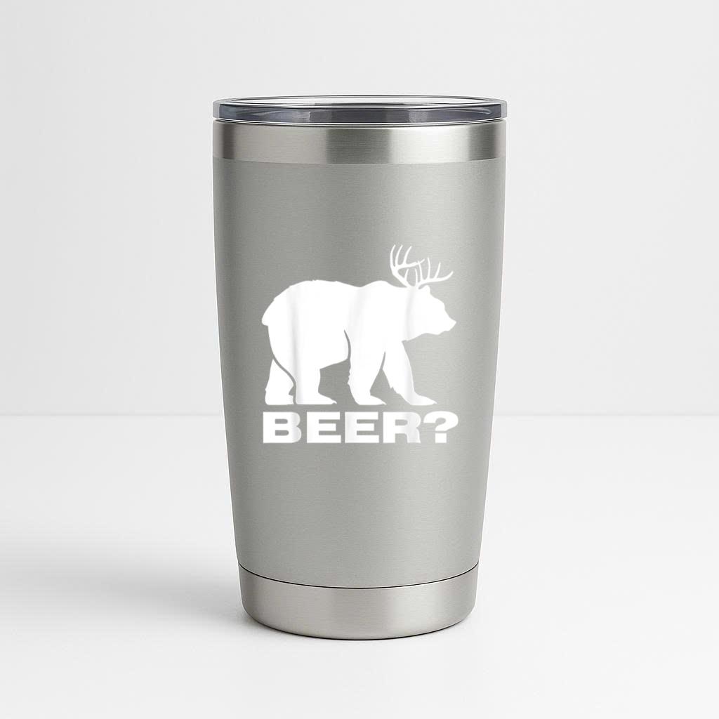 Beer Bear Deer Tumbler