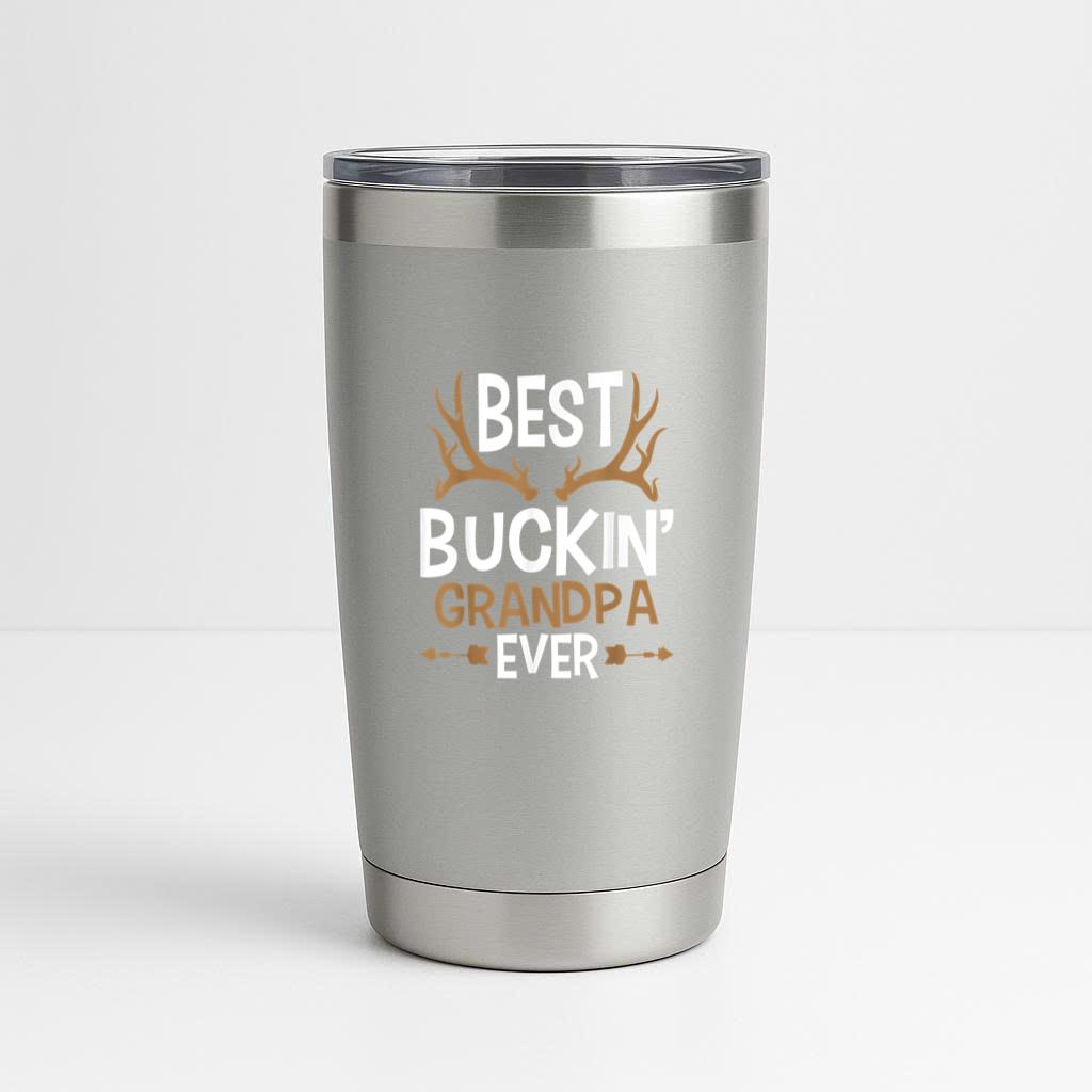 Best Buckin Grandpa Ever Deer Tumbler