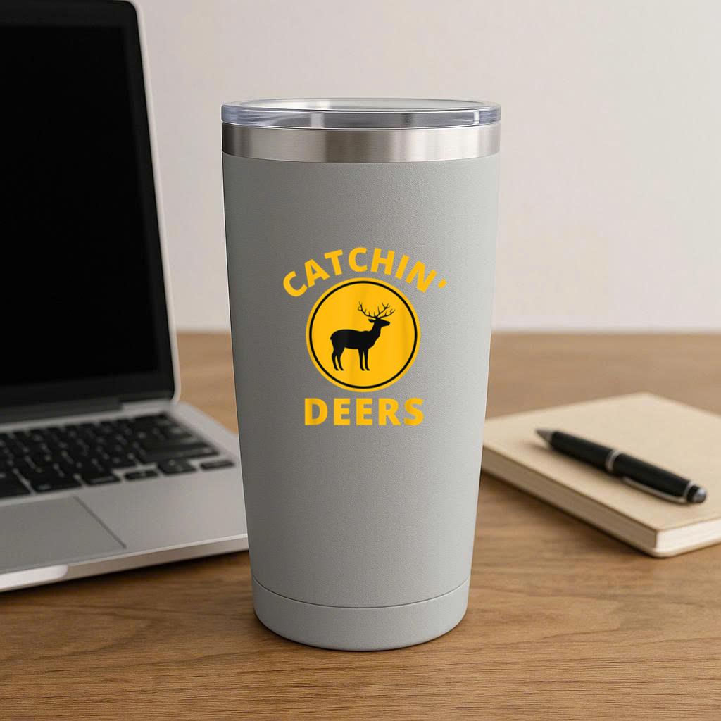 Catchin Deers Wildlife And Hunting Tumbler - Image 3