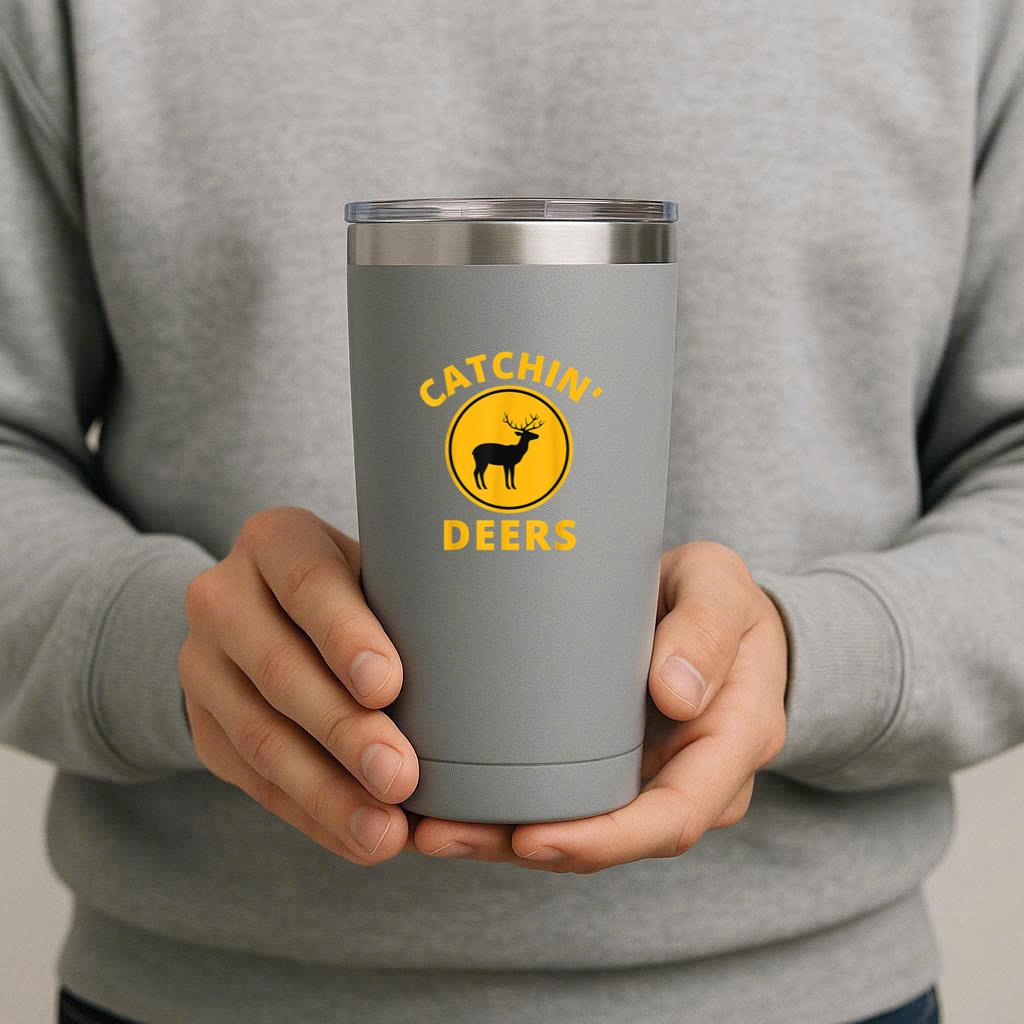 Catchin Deers Wildlife And Hunting Tumbler - Image 2