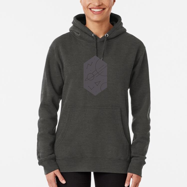 Saturn And Constellations Design Cut Out Hoodie