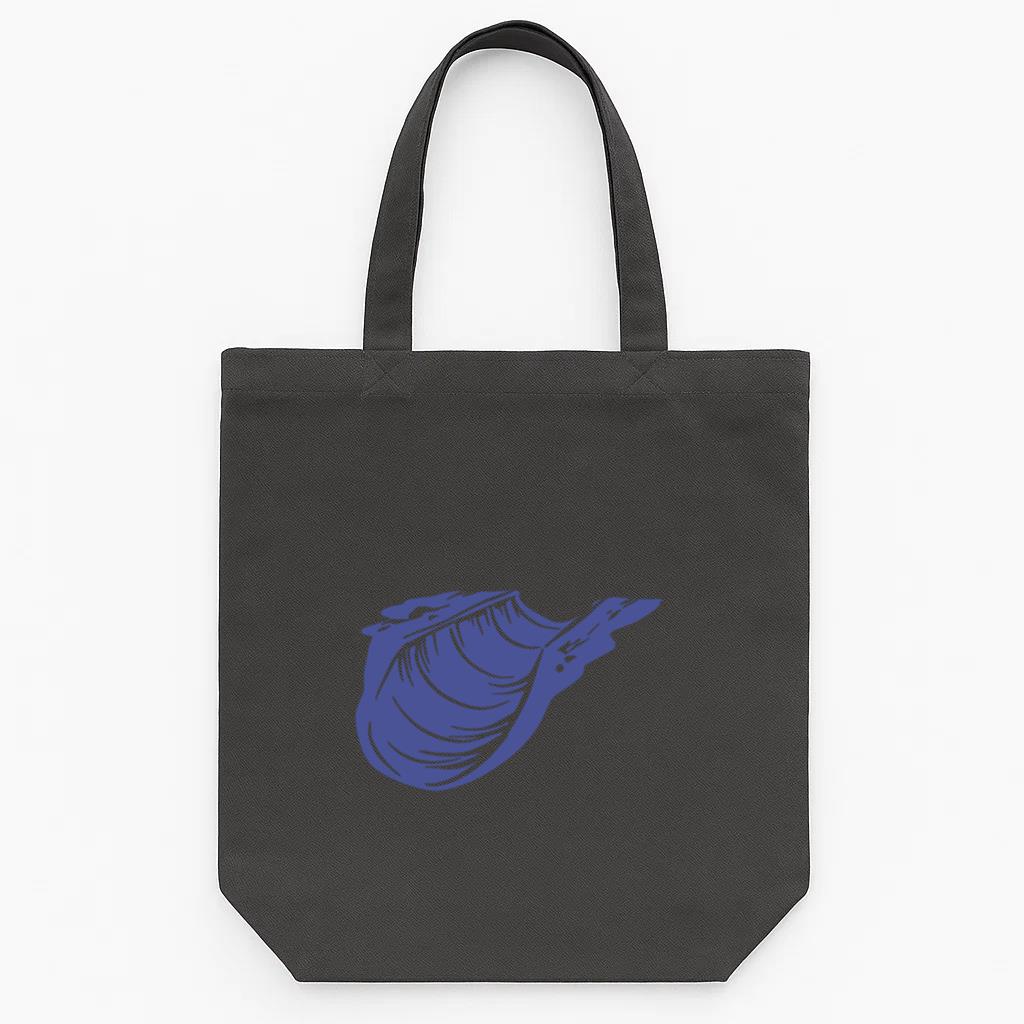 Snowboarding Ramp Cut Out Tote Canvas Bag