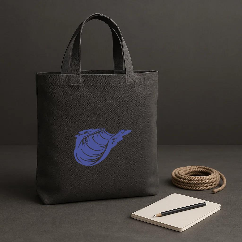 Snowboarding Ramp Cut Out Tote Canvas Bag - Image 2