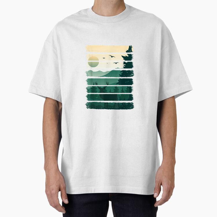 Vintage Deer Forest Nature T-Shirt